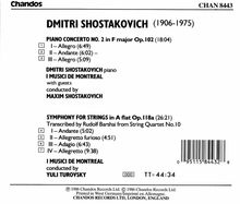 Dmitri Schostakowitsch (1906-1975): Symphonie für Streicher op.118a, CD