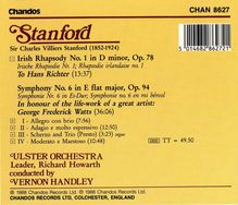 Charles Villiers Stanford (1852-1924): Symphonie Nr.6, CD