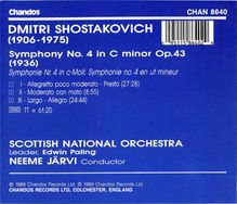 Dmitri Schostakowitsch (1906-1975): Symphonie Nr.4, CD