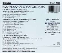 Arthur Bliss (1891-1975): Klarinettenquintett, CD