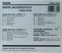 Dmitri Schostakowitsch (1906-1975): Ballettsuiten Nr.1-3, CD