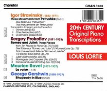 Igor Strawinsky (1882-1971): Louis Lortie spielt Transkriptionen, CD