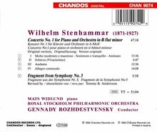 Wilhelm Stenhammar (1871-1927): Klavierkonzert Nr.1, CD