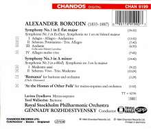 Alexander Borodin (1833-1887): Symphonien Nr.1 &amp; 3, CD