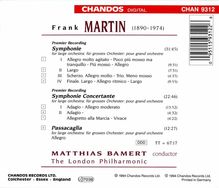 Frank Martin (1890-1974): Symphonie für großes Orchester, CD