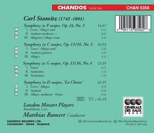 Carl Stamitz (1745-1801): 4 Symphonien, CD