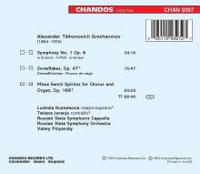 Alexander Gretschaninoff (1864-1956): Symphonie Nr.1, CD