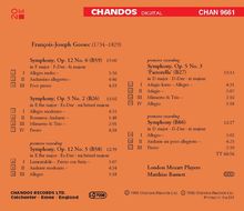 Francois-Joseph Gossec (1734-1829): Symphonien op.5 Nr.2 &amp; 3;op.12 Nr.5 &amp; 6, CD