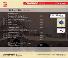Richard Hol (1825-1904): Symphonien Nr.2 &amp; 4, CD