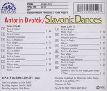 Antonin Dvorak (1841-1904): Slawische Tänze Nr.1-16 für Klavier 4-händig, CD