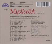 Josef Myslivecek (1737-1781): Violinkonzerte Vol.2, CD