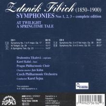 Zdenek Fibich (1850-1900): Symphonien Nr.1-3, 2 CDs