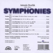 Antonin Dvorak (1841-1904): Symphonien Nr.1-9, 6 CDs