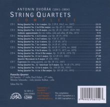 Antonin Dvorak (1841-1904): Streichquartette Nr.1-14, 8 CDs