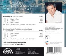 Bohuslav Martinu (1890-1959): Symphonien Nr.5 &amp; 6, CD