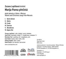 Zusana Lapcikova: Advent And Christmas Songs From Moravia, CD