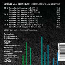Ludwig van Beethoven (1770-1827): Violinsonaten Nr.1-5, 4 CDs