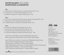 Viktor Kalabis (1923-2006): Symphonien &amp; Konzerte, 3 CDs