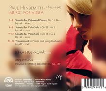 Paul Hindemith (1895-1963): Sonaten für Viola solo, CD
