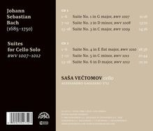 Johann Sebastian Bach (1685-1750): Cellosuiten BWV 1007-1012, 2 CDs