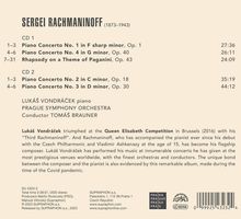 Sergej Rachmaninoff (1873-1943): Klavierkonzerte Nr.1-4, 2 CDs