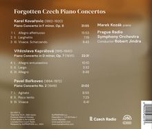 Marek Kozak - Forgotten Czech Piano Concertos, CD