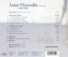 Ástor Piazzolla: Café 1930. Ave Maria, Suite del Ángel, Histoire du Tango. Mit Daniel Matejča, Geige, und Martin Šulc, Akkordeon.