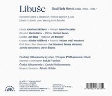 Libuše, Bedřich Smetana, festliche Oper in 3 Akten. Dirigent Jakub Hrůša. Gestaltung: klassische Typografie.