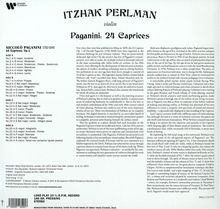 Niccolo Paganini (1782-1840): Capricen op.1 Nr.1-24 für Violine solo (180g), 2 LPs