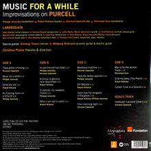 Henry Purcell (1659-1695): Music for a While - Improvisations on Purcell (180g), 2 LPs