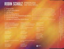 Robin Schulz feat. Sirola,Erika: Speechless, Maxi-CD