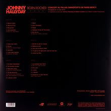 Johnny Hallyday: Born Rocker Tour - Palais Omnisports De Paris Bercy (Limited Edition) (Red Vinyl), 3 LPs