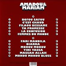 Amadou &amp; Mariam: La Confusion, 1 LP und 1 CD