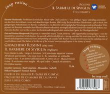 Gioacchino Rossini (1792-1868): Der Barbier von Sevilla (Ausz.), CD