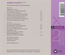 Heinrich Schütz (1585-1672): Schwanengesang SWV 482-493, 2 CDs