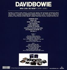 David Bowie (1947-2016): Who Can I Be Now? 1974 - 1976 (180g), 9 LPs