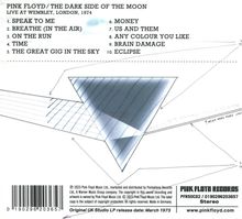 Pink Floyd: The Dark Side Of The Moon: Live At Wembley 1974 (2023 Master), CD