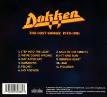 Dokken: The Lost Songs: 1978-1981, CD