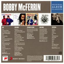 Bobby McFerrin (geb. 1950): Original Album Classics, 5 CDs