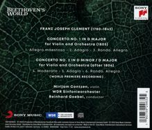Franz Clement (1780-1842): Violinkonzerte Nr.1 D-Dur &amp; Nr.2 d-moll, CD