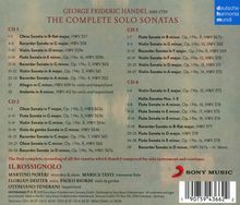 Georg Friedrich Händel (1685-1759): Sämtliche Solosonaten, 4 CDs