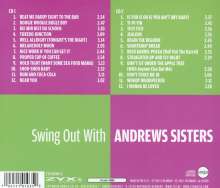 Andrews Sisters: Swing Out With, 2 CDs