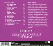 Edith Piaf (1915-1963): Der Spatz Von Paris &amp; Biografie, CD