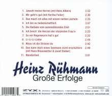 Heinz Rühmann: Große Erfolge, CD