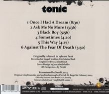 Tonic: This Way, CD