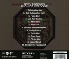 ROTKÄPPCHEN FLOH DE COLOGNE. Tracks: 1. Rotkäppchen-Lied, 2. Halt, Rotkäppchen, Halt!, 3. Fuchs-Lied, 4. Lied Vom Naschen, etc.