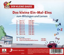 Das kleine Ein-mal-Eins zum Mitsingen und Lernen, CD