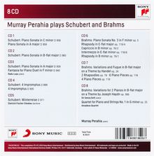 Murray Perahia plays Brahms &amp; Schubert, 8 CDs