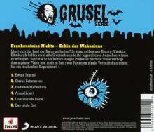 Gruselserie 08. Frankensteins Nichte - Erbin des Wahnsinns, CD