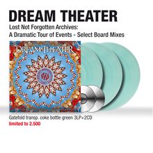 Dream Theater: Lost Not Forgotten Archives: A Dramatic Tour Of Events - Select Board Mixes (180g) (Limited Edition) (Transparent Coke Bottle Green Vinyl), 3 LPs und 2 CDs